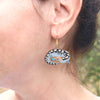 Blue Tongue Lizard Earrings