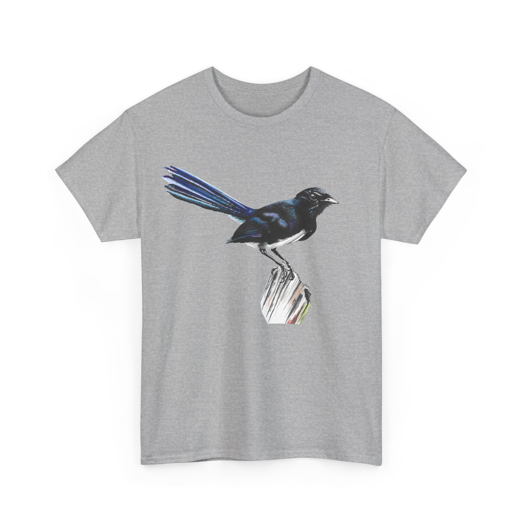 Willie Wagtail Unisex Heavy Cotton Tee