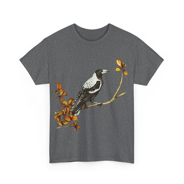 Autumn Magpie Unisex Heavy Cotton Tee