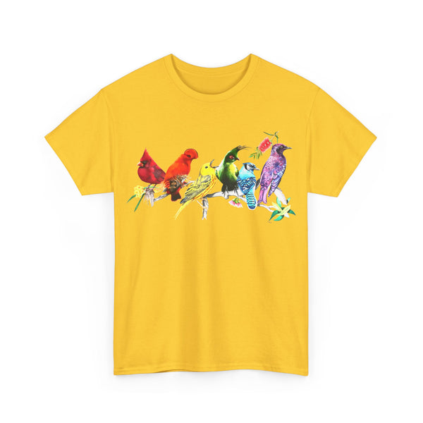 Pride Birds Unisex Heavy Cotton Tee