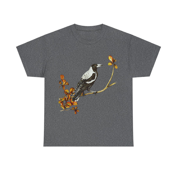 Autumn Magpie Unisex Heavy Cotton Tee