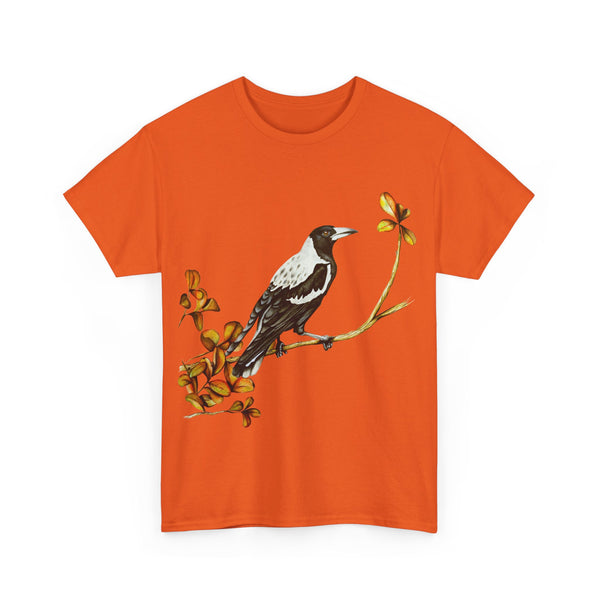 Autumn Magpie Unisex Heavy Cotton Tee