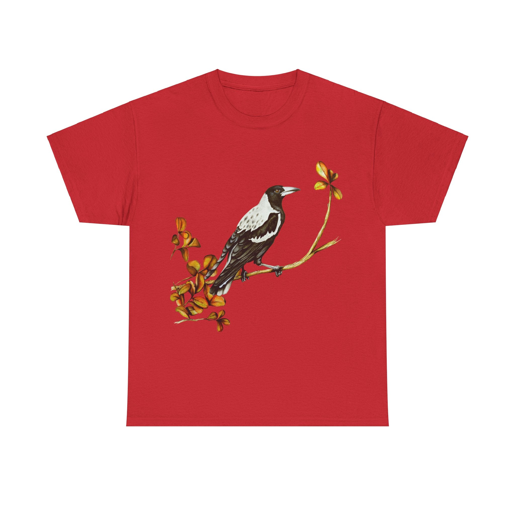 Autumn Magpie Unisex Heavy Cotton Tee