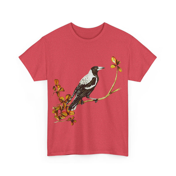 Autumn Magpie Unisex Heavy Cotton Tee