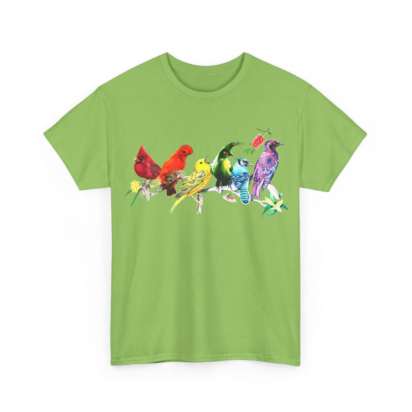 Pride Birds Unisex Heavy Cotton Tee