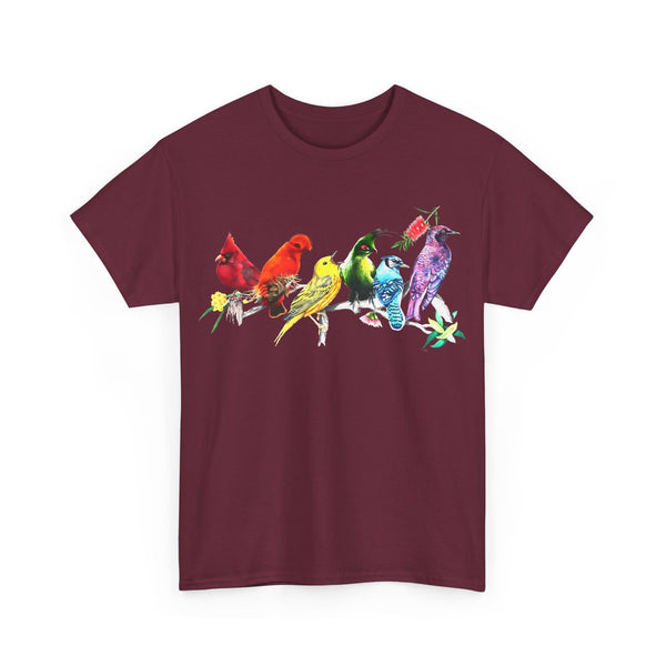 Pride Birds Unisex Heavy Cotton Tee