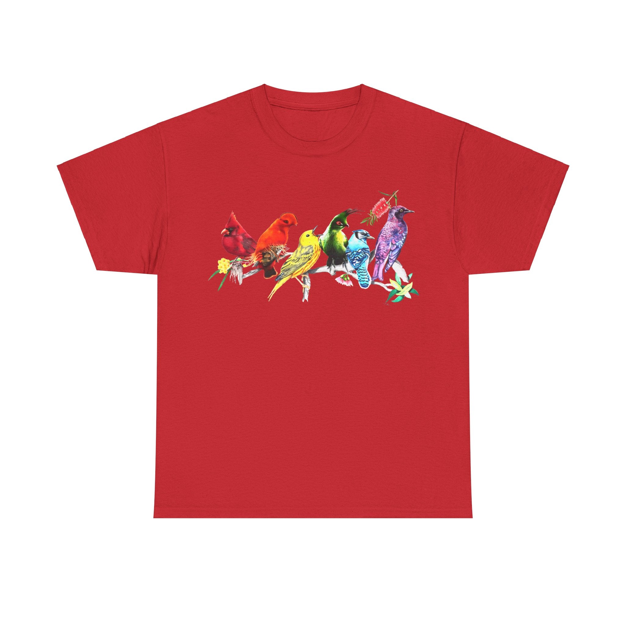 Pride Birds Unisex Heavy Cotton Tee