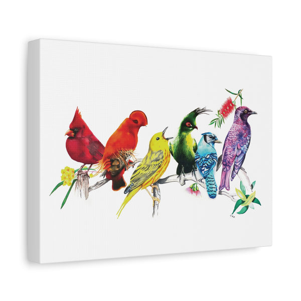 Pride Birds Matte Canvas, Stretched, 1.25"