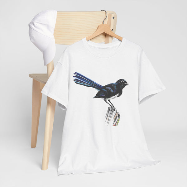 Willie Wagtail Unisex Heavy Cotton Tee