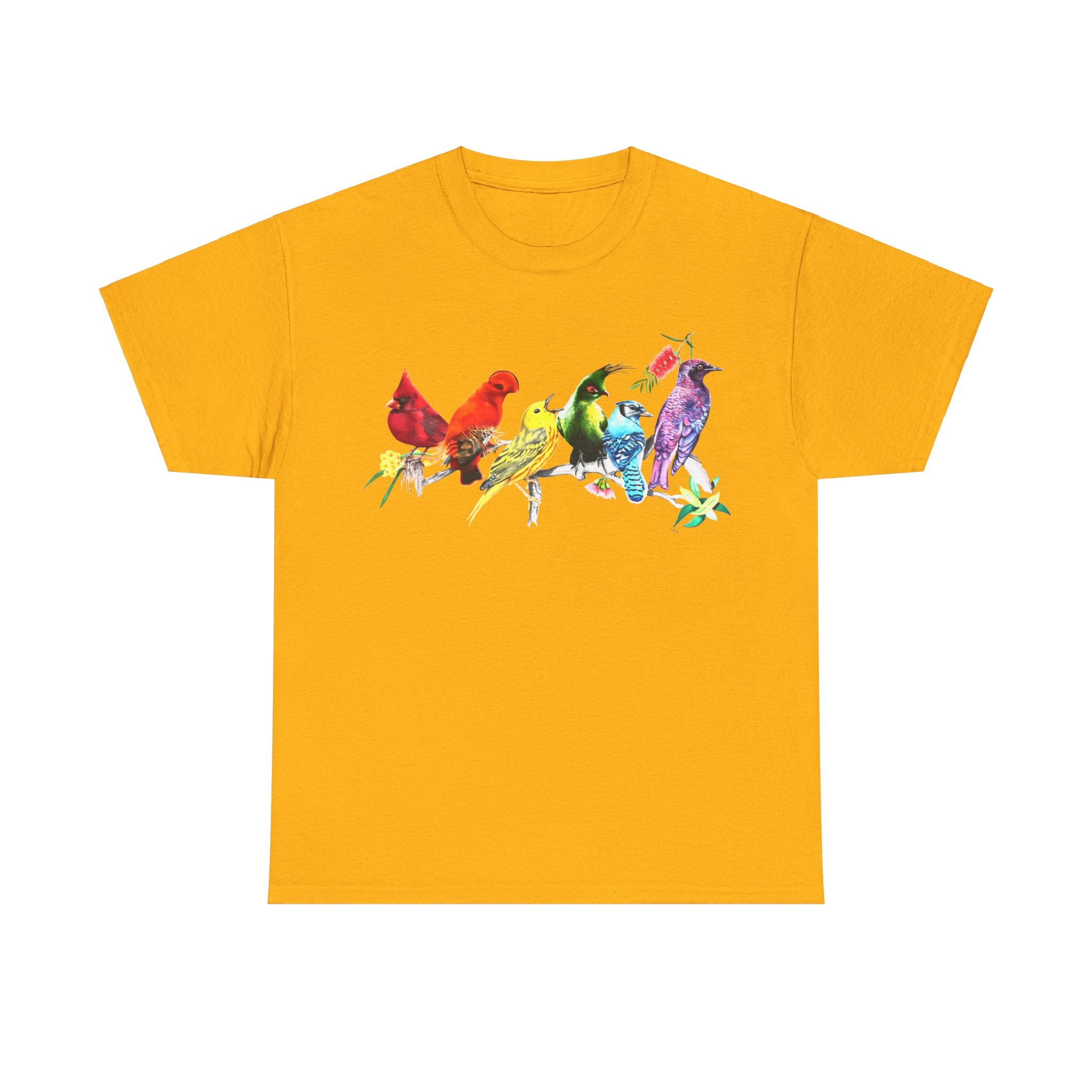 Pride Birds Unisex Heavy Cotton Tee