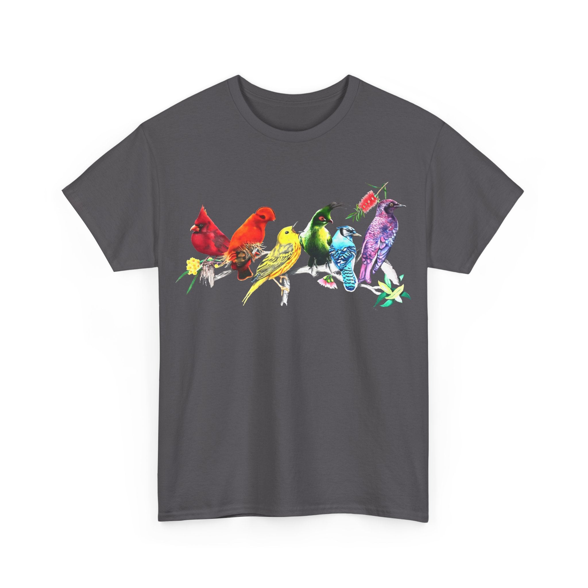 Pride Birds Unisex Heavy Cotton Tee