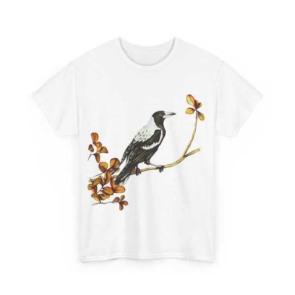 Autumn Magpie Unisex Heavy Cotton Tee