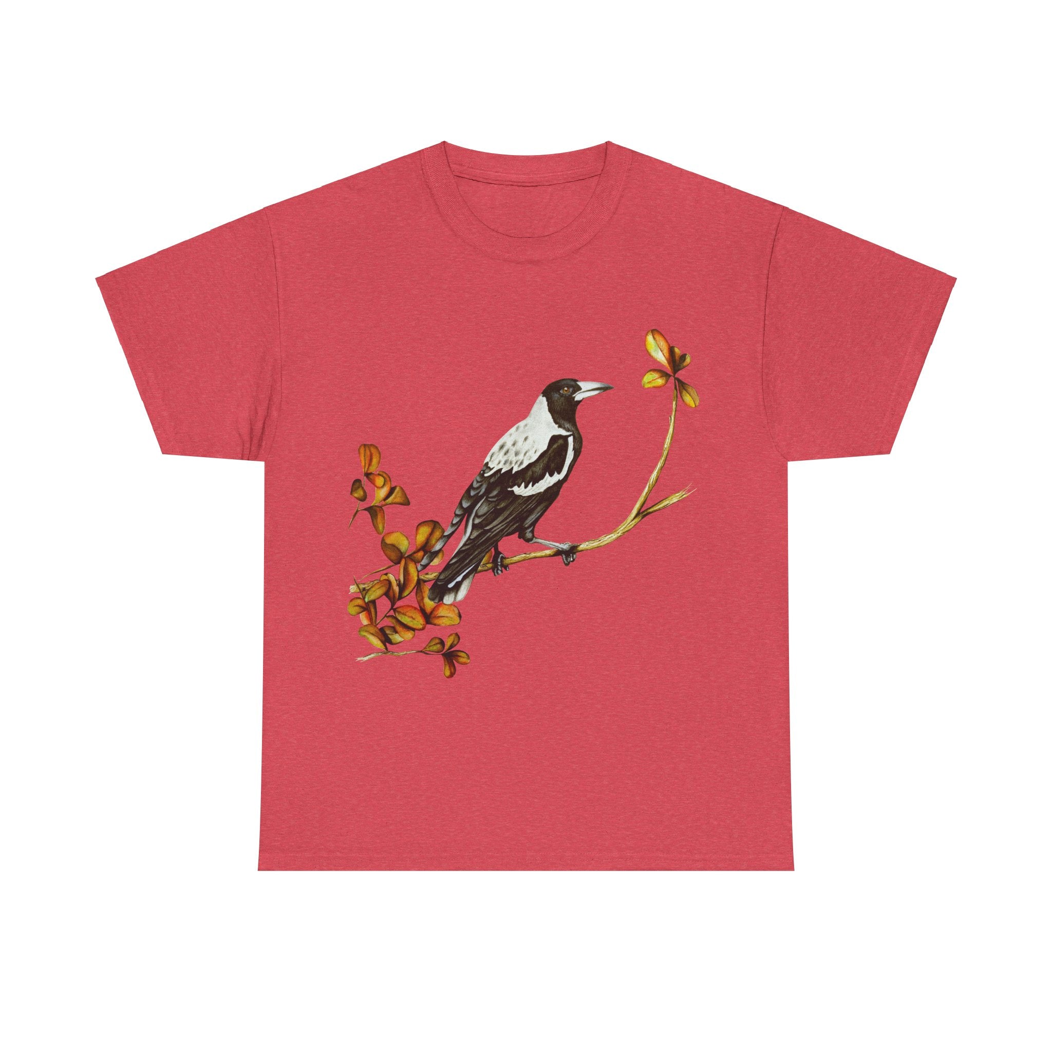 Autumn Magpie Unisex Heavy Cotton Tee