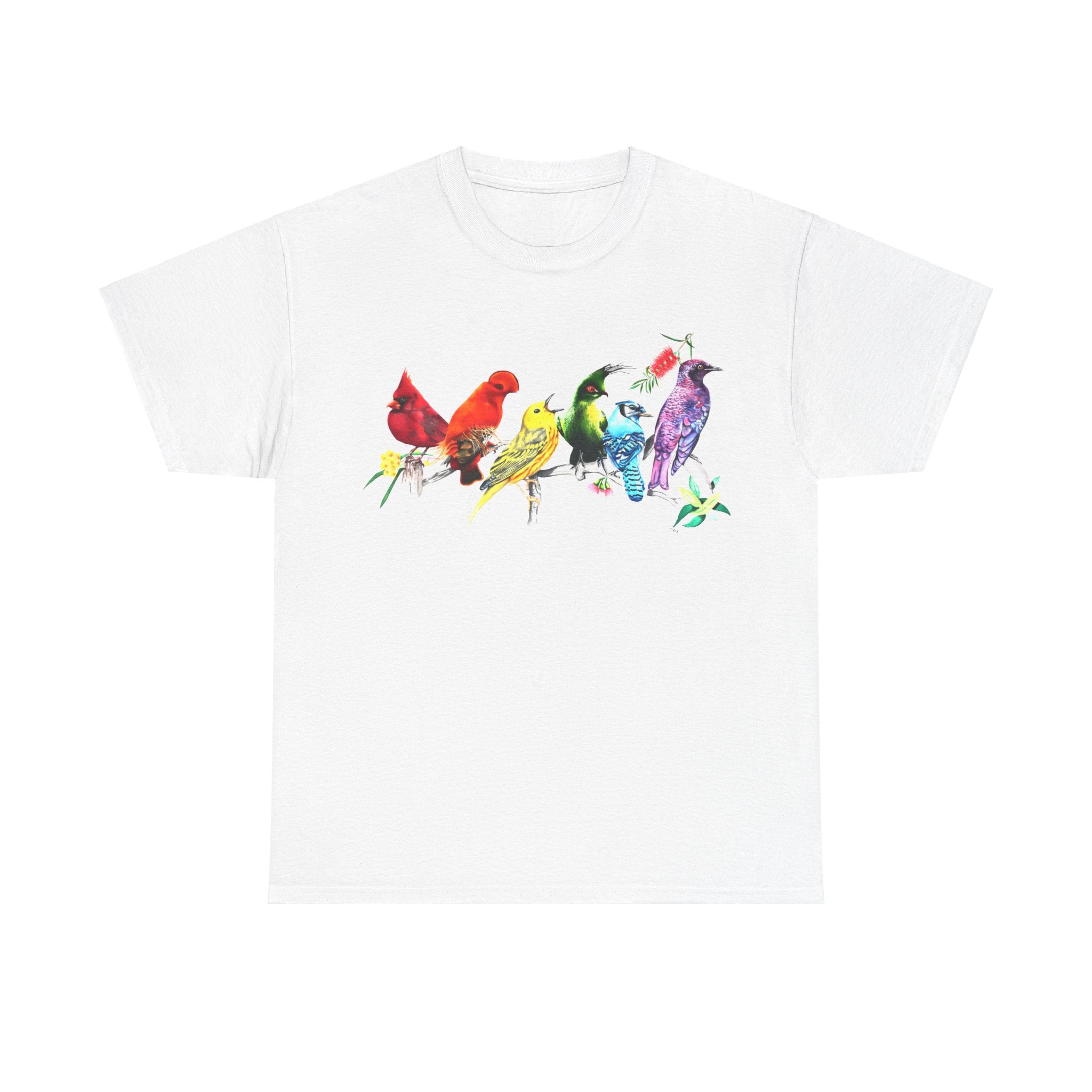 Pride Birds Unisex Heavy Cotton Tee