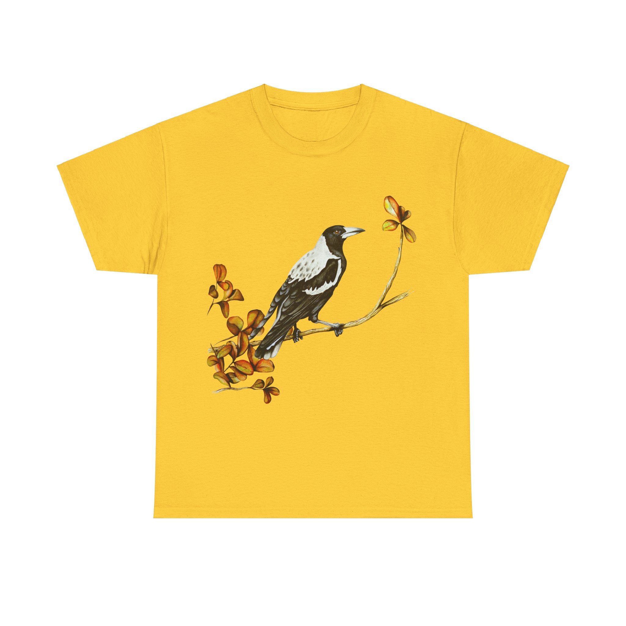 Autumn Magpie Unisex Heavy Cotton Tee