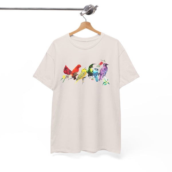 Pride Birds Unisex Heavy Cotton Tee