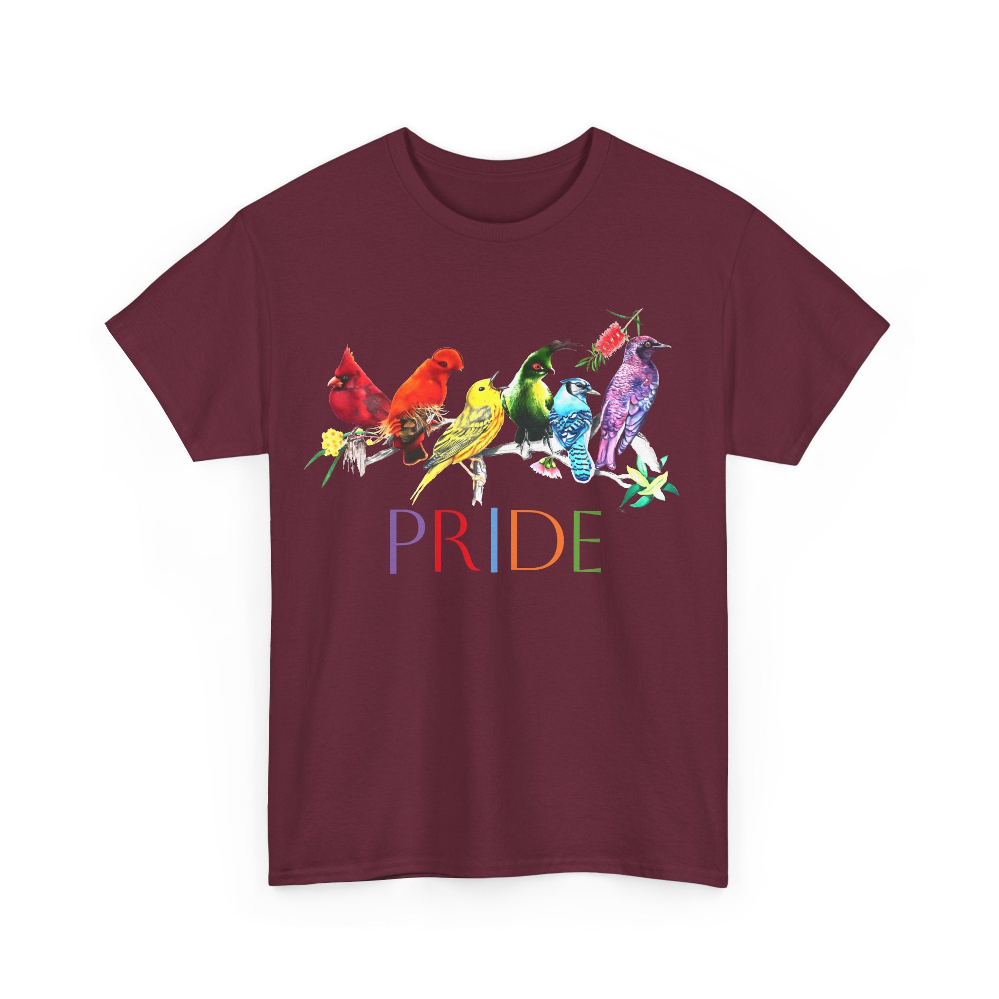 Pride Birds II - Unisex Heavy Cotton Tee