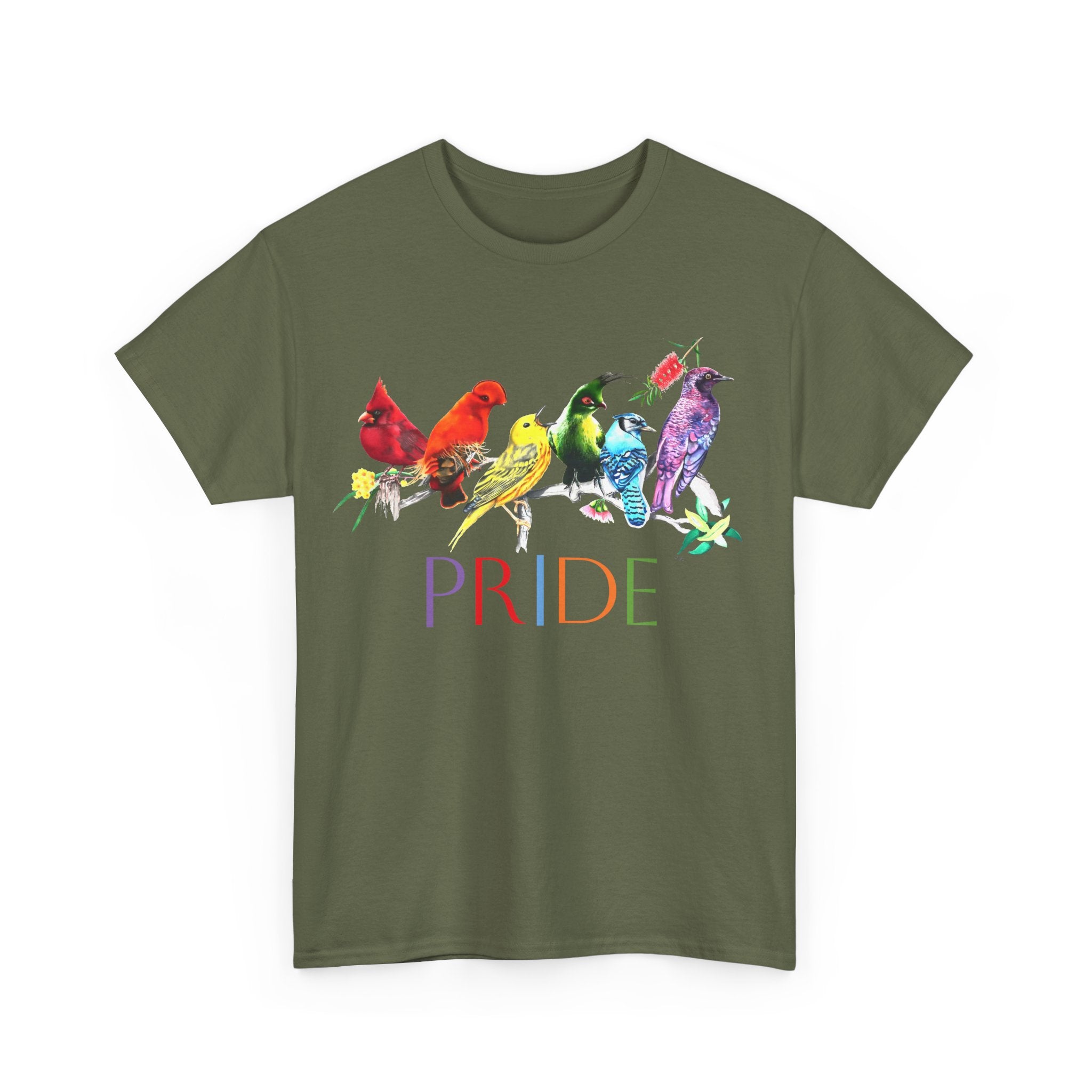 Pride Birds II - Unisex Heavy Cotton Tee