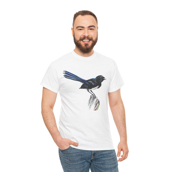 Willie Wagtail Unisex Heavy Cotton Tee