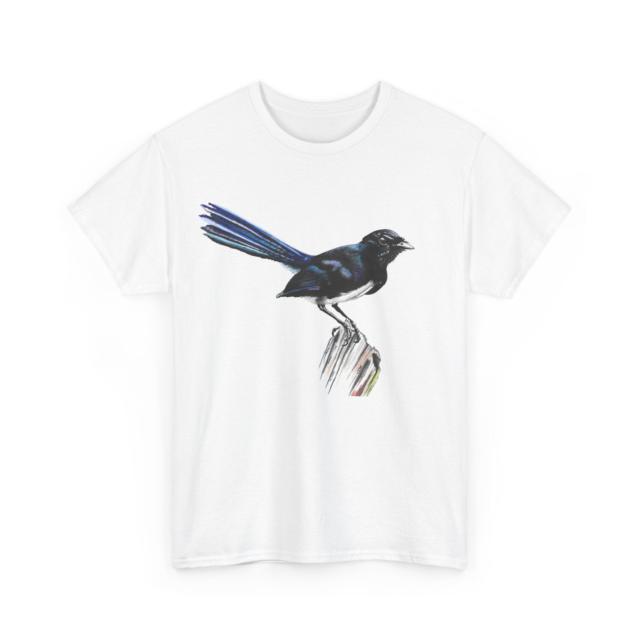 Willie Wagtail Unisex Heavy Cotton Tee