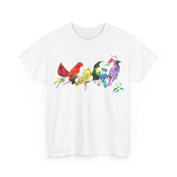 Pride Birds Unisex Heavy Cotton Tee