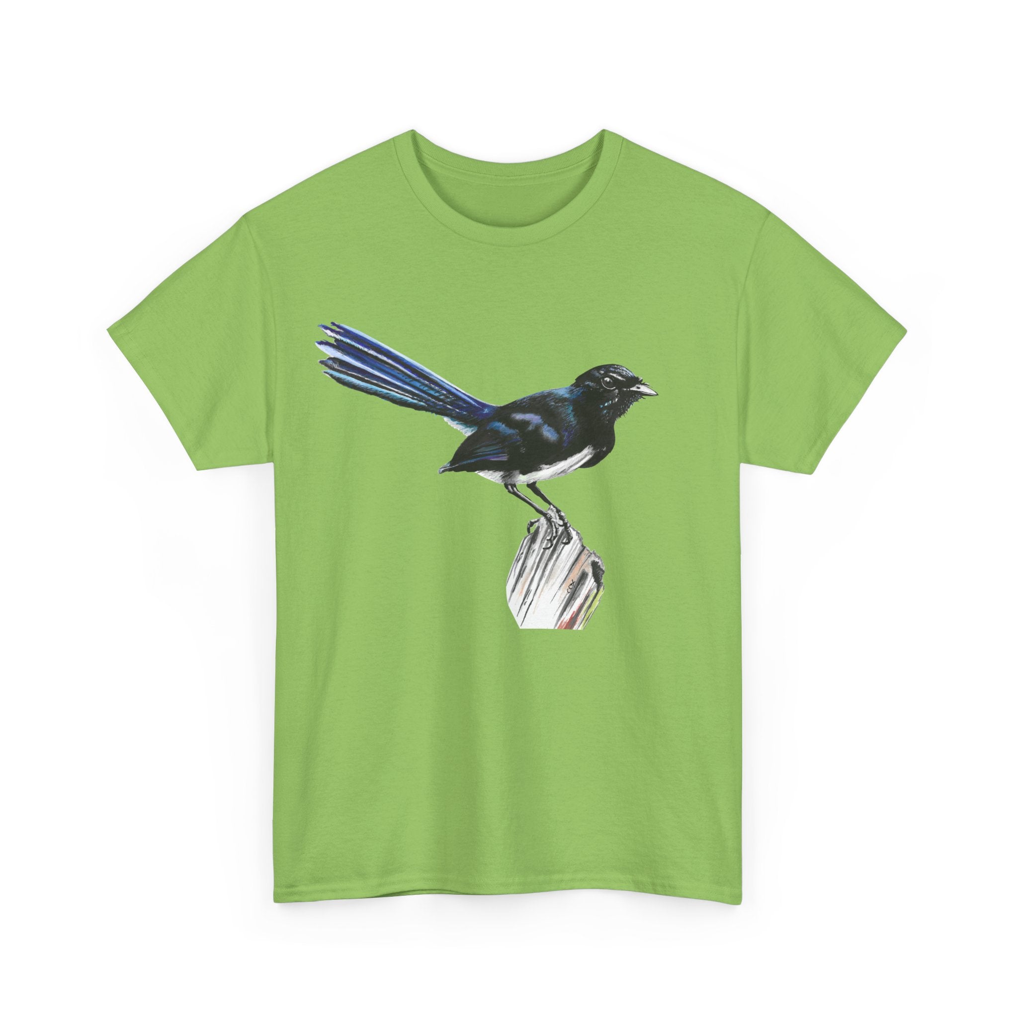 Willie Wagtail Unisex Heavy Cotton Tee