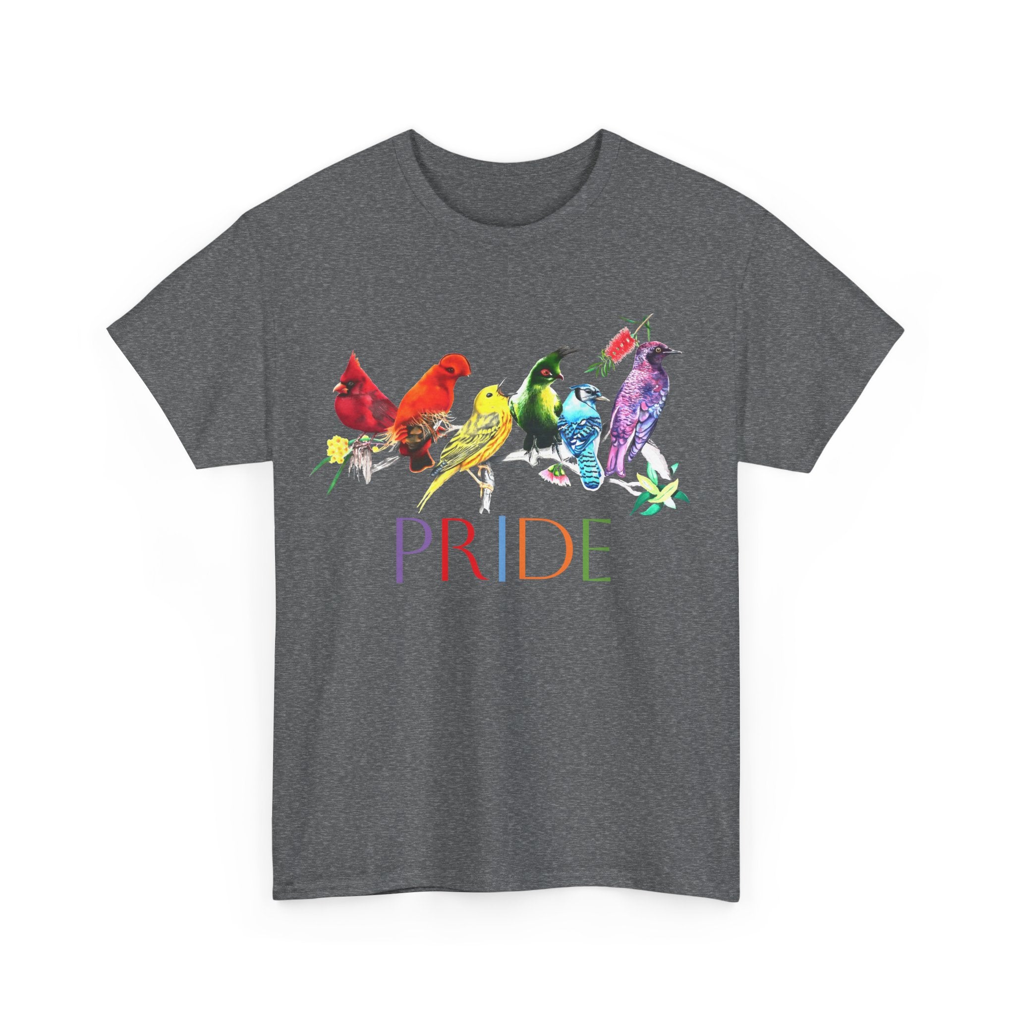 Pride Birds II - Unisex Heavy Cotton Tee