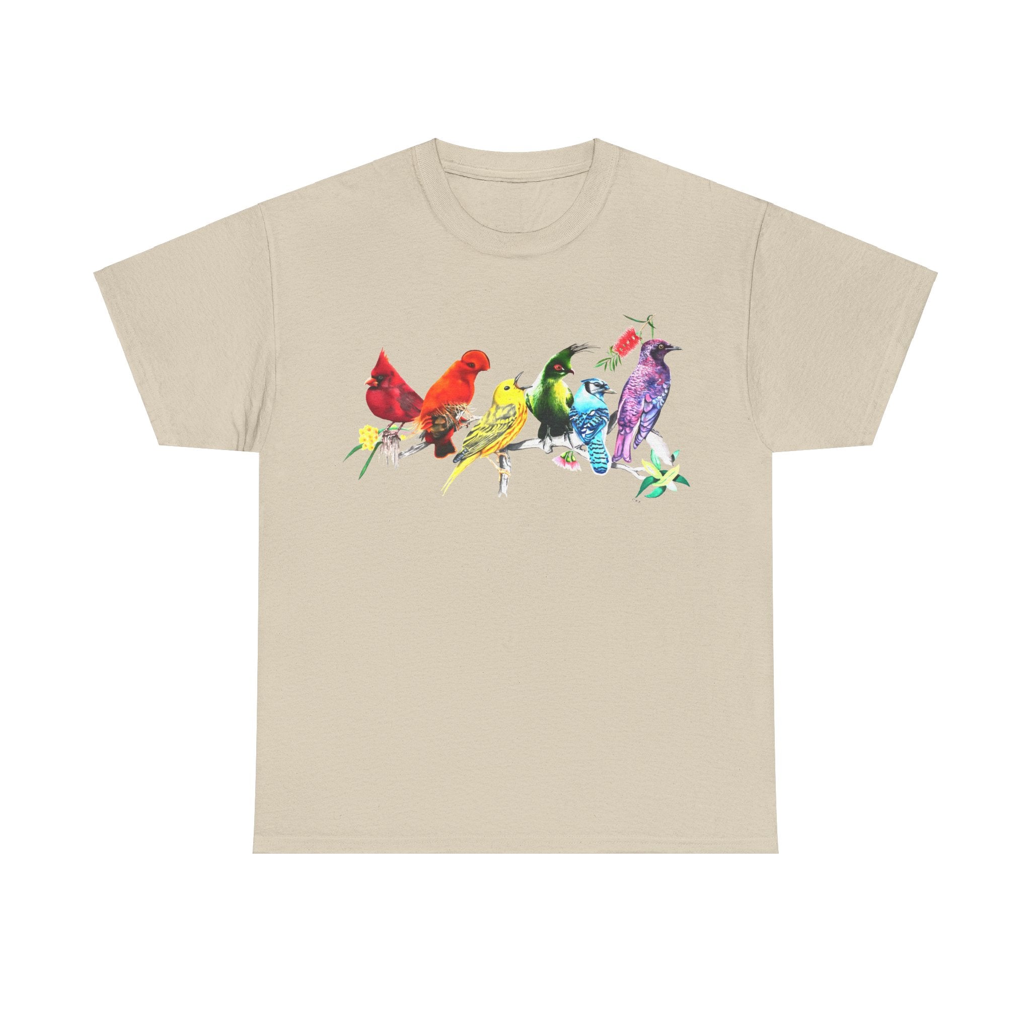 Pride Birds Unisex Heavy Cotton Tee