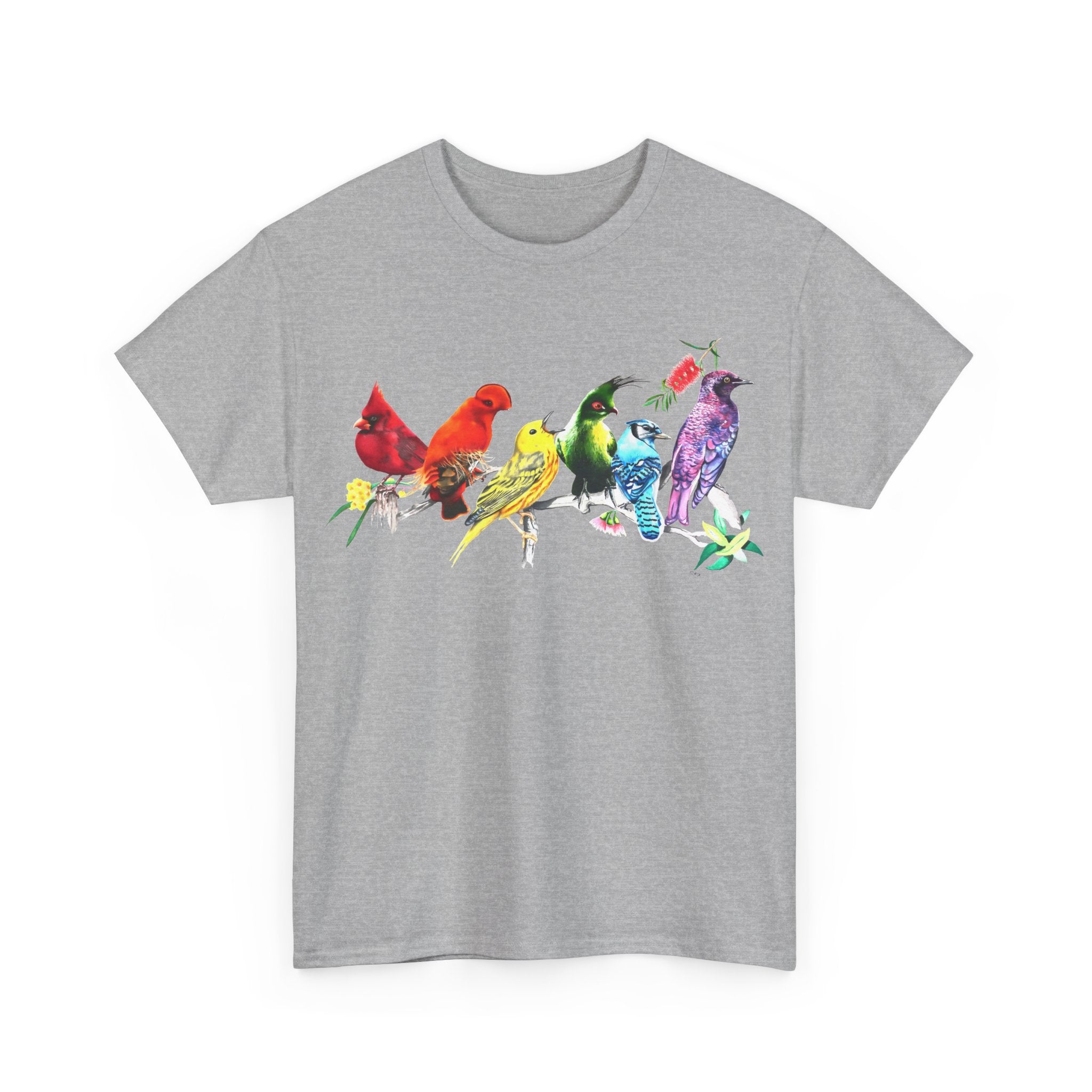 Pride Birds Unisex Heavy Cotton Tee