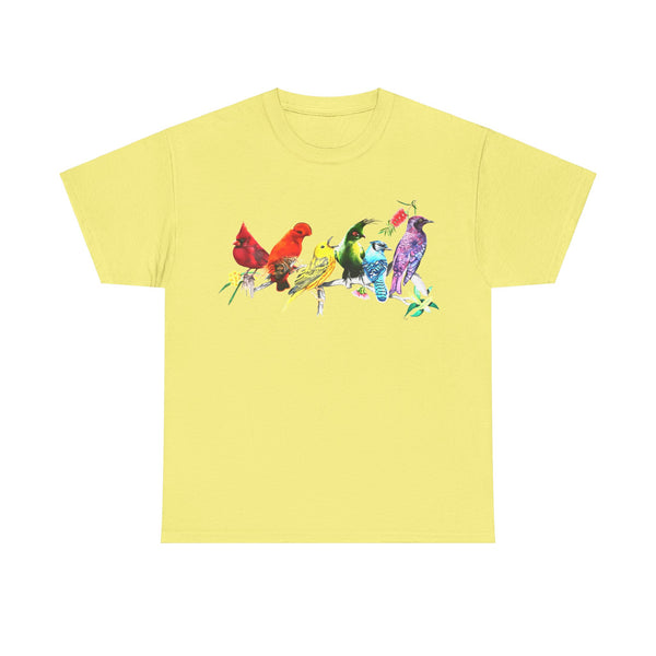 Pride Birds Unisex Heavy Cotton Tee