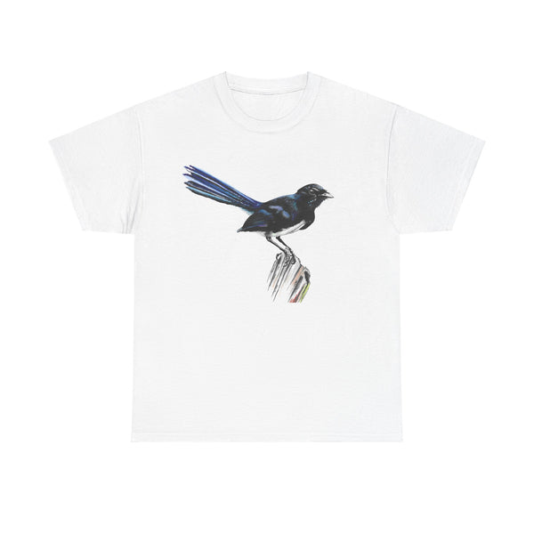 Willie Wagtail Unisex Heavy Cotton Tee