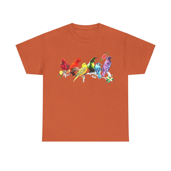 Pride Birds Unisex Heavy Cotton Tee