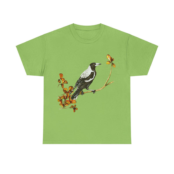 Autumn Magpie Unisex Heavy Cotton Tee