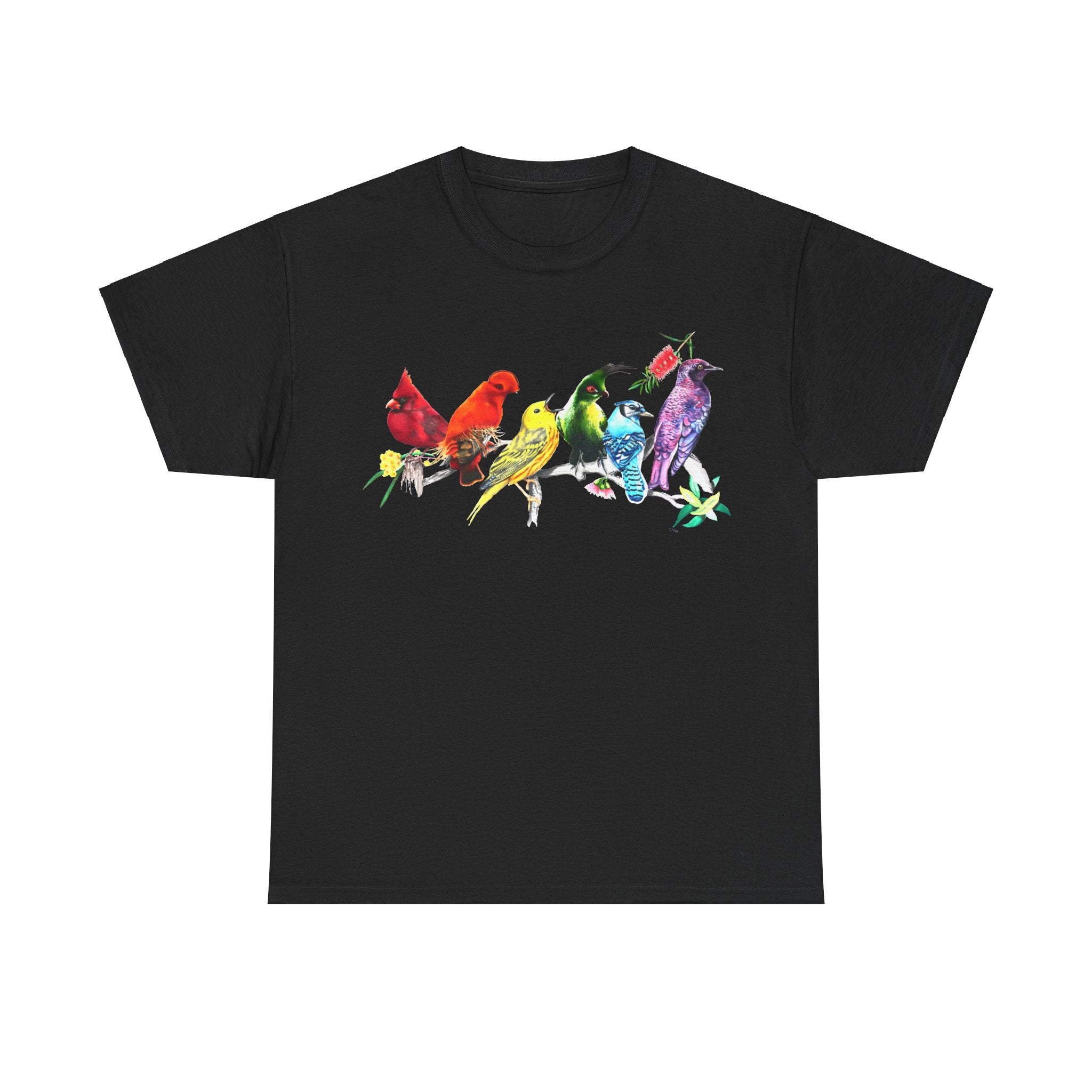 Pride Birds Unisex Heavy Cotton Tee