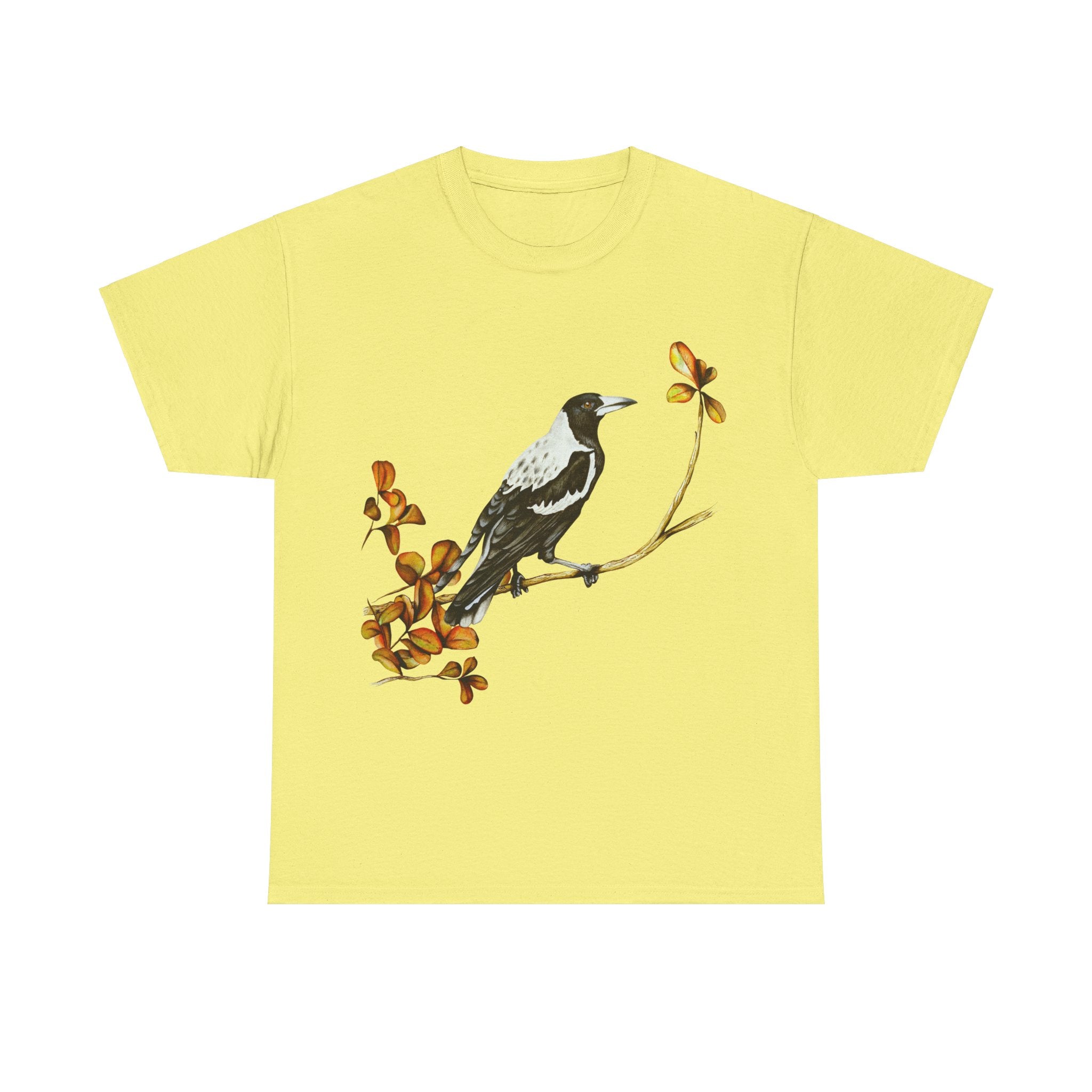 Autumn Magpie Unisex Heavy Cotton Tee