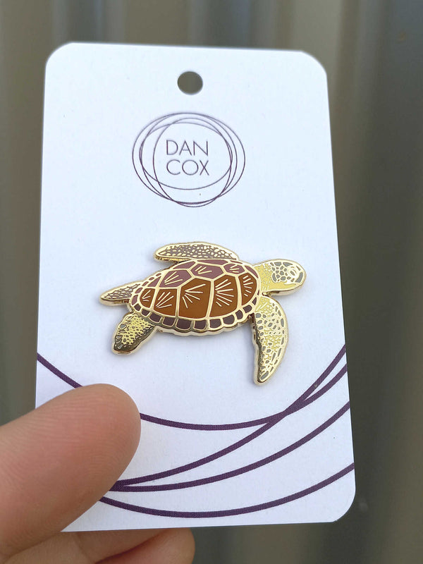 Green Sea Turtle Lapel Pin