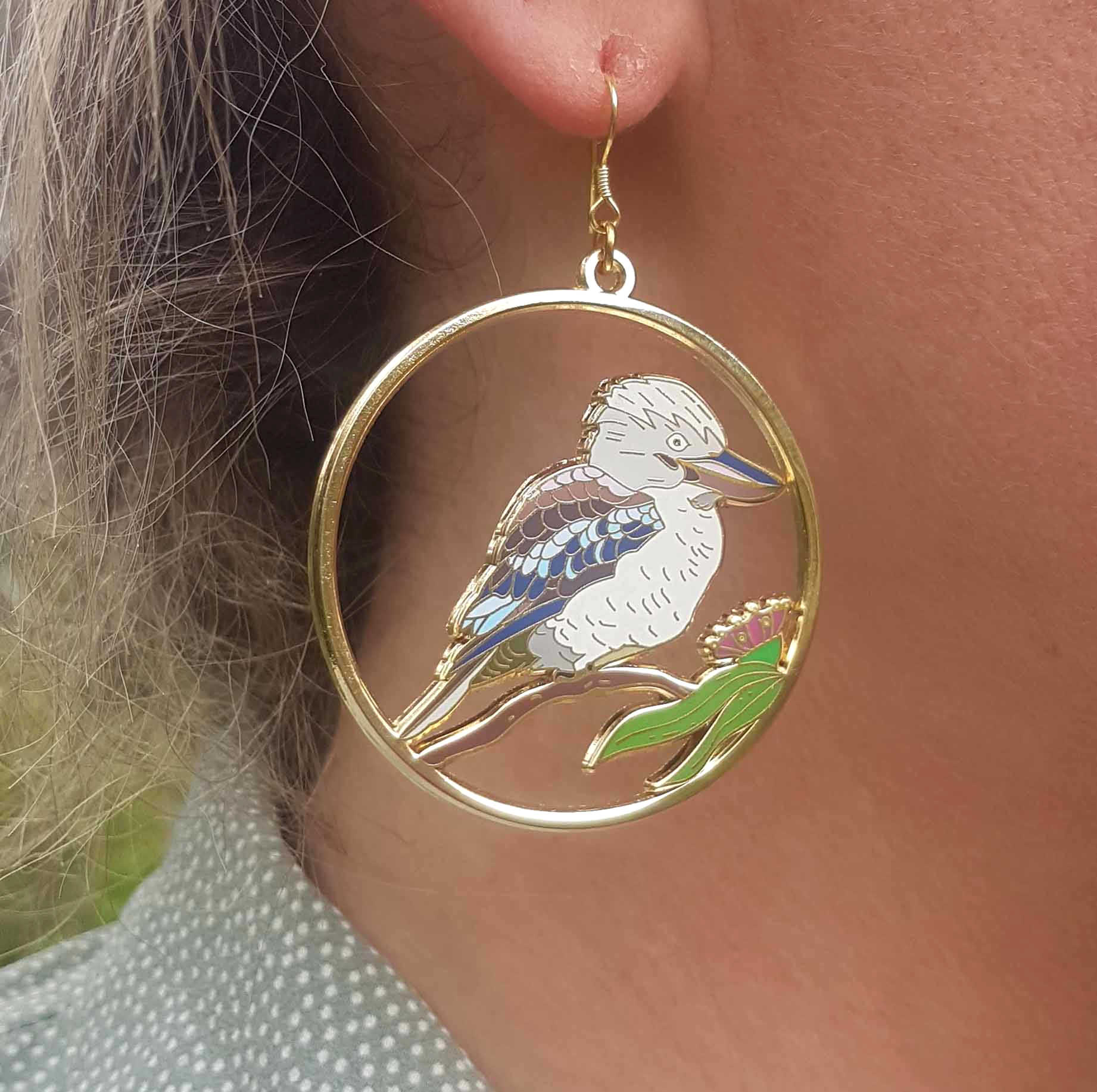 Kookaburra Earrings