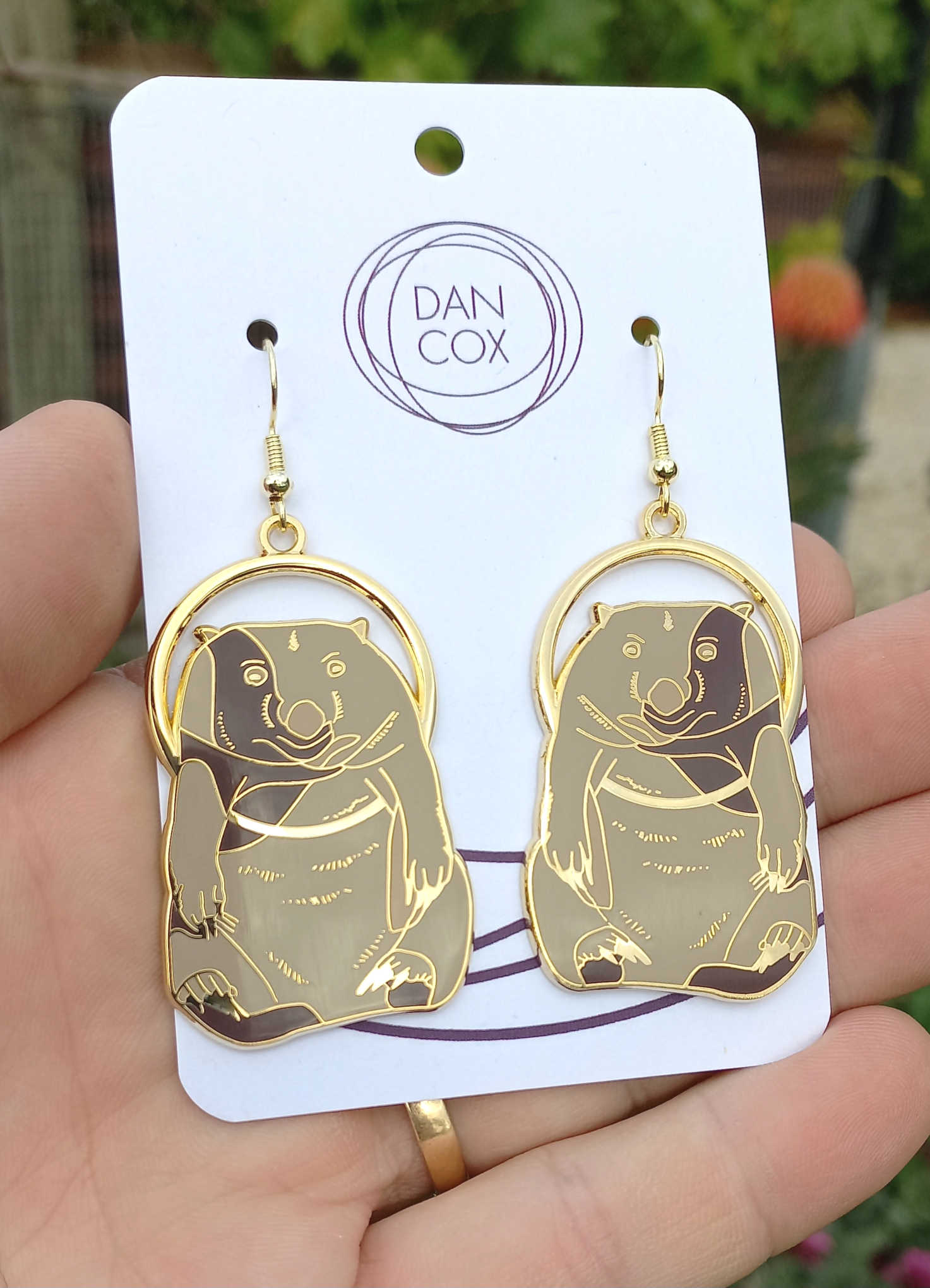 Wombat Earrings