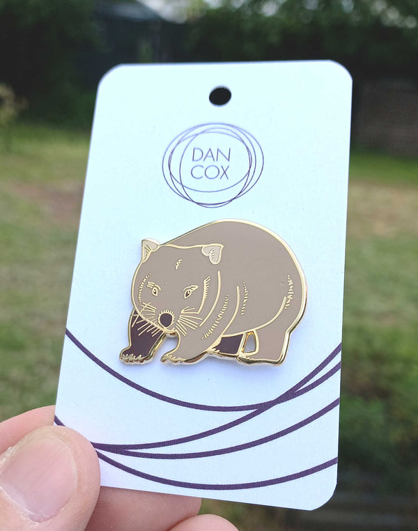 Wombat Lapel Pin