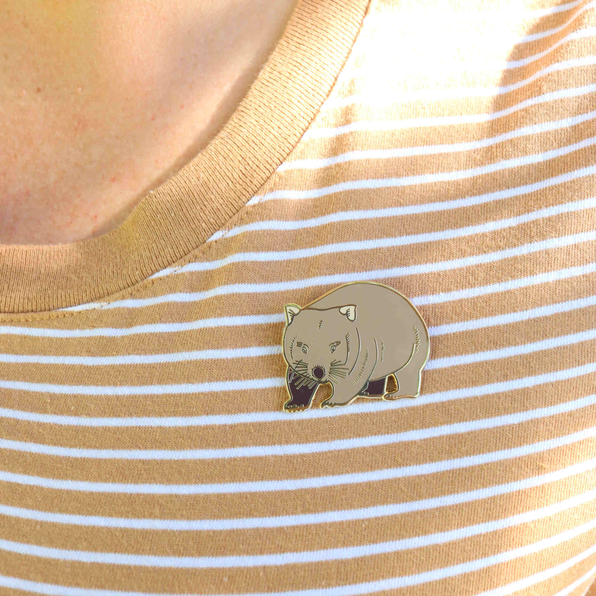 Wombat Lapel Pin