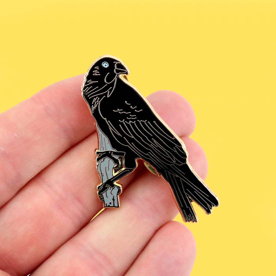 Crow Lapel Pin
