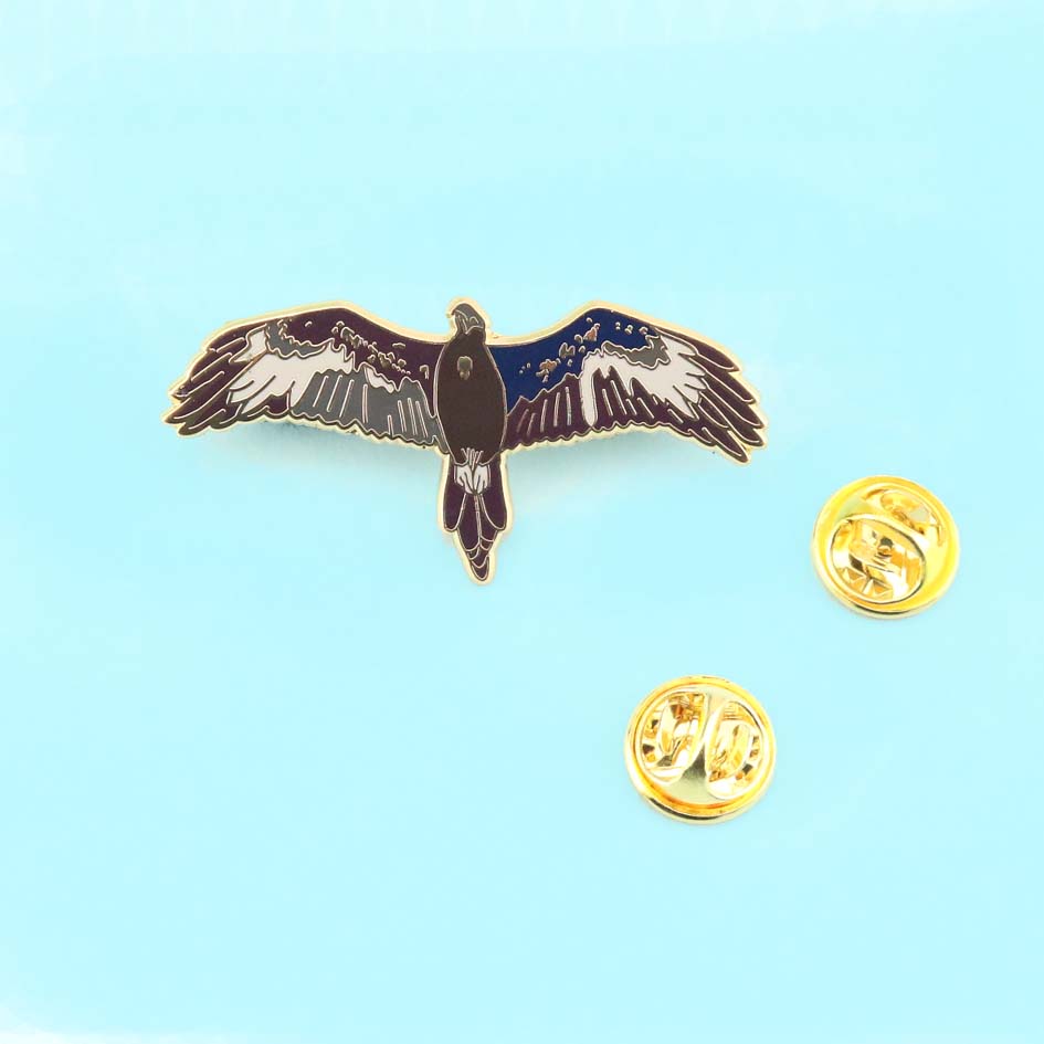Medium Wedge-tailed Eagle Lapel Pin