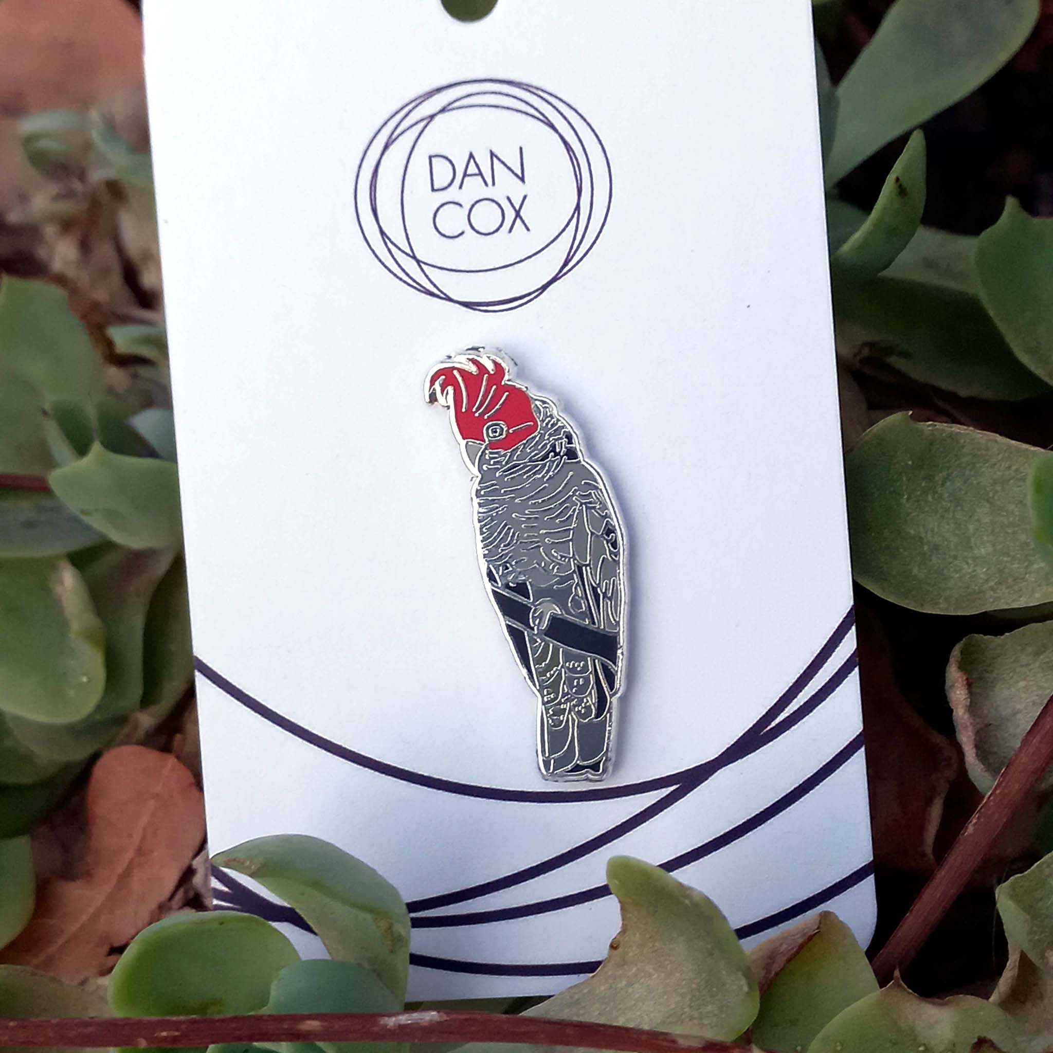 Gang Gang Cockatoo Lapel Pin