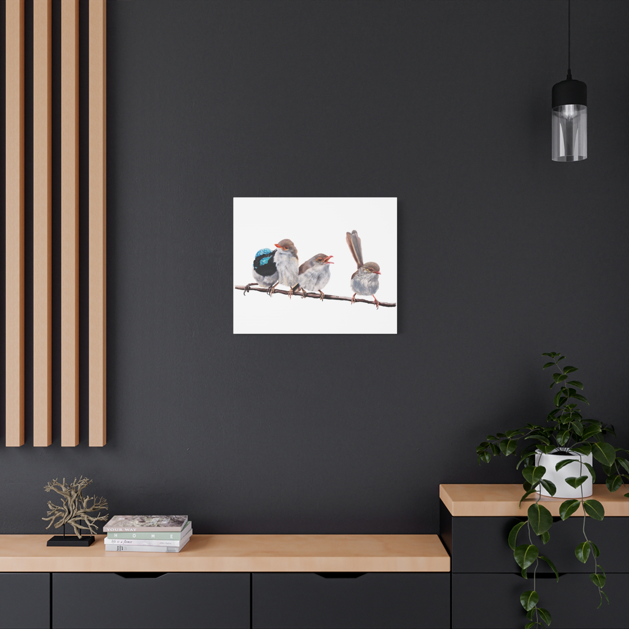 Superb Fairy Wrens Matte Canvas - Image 36