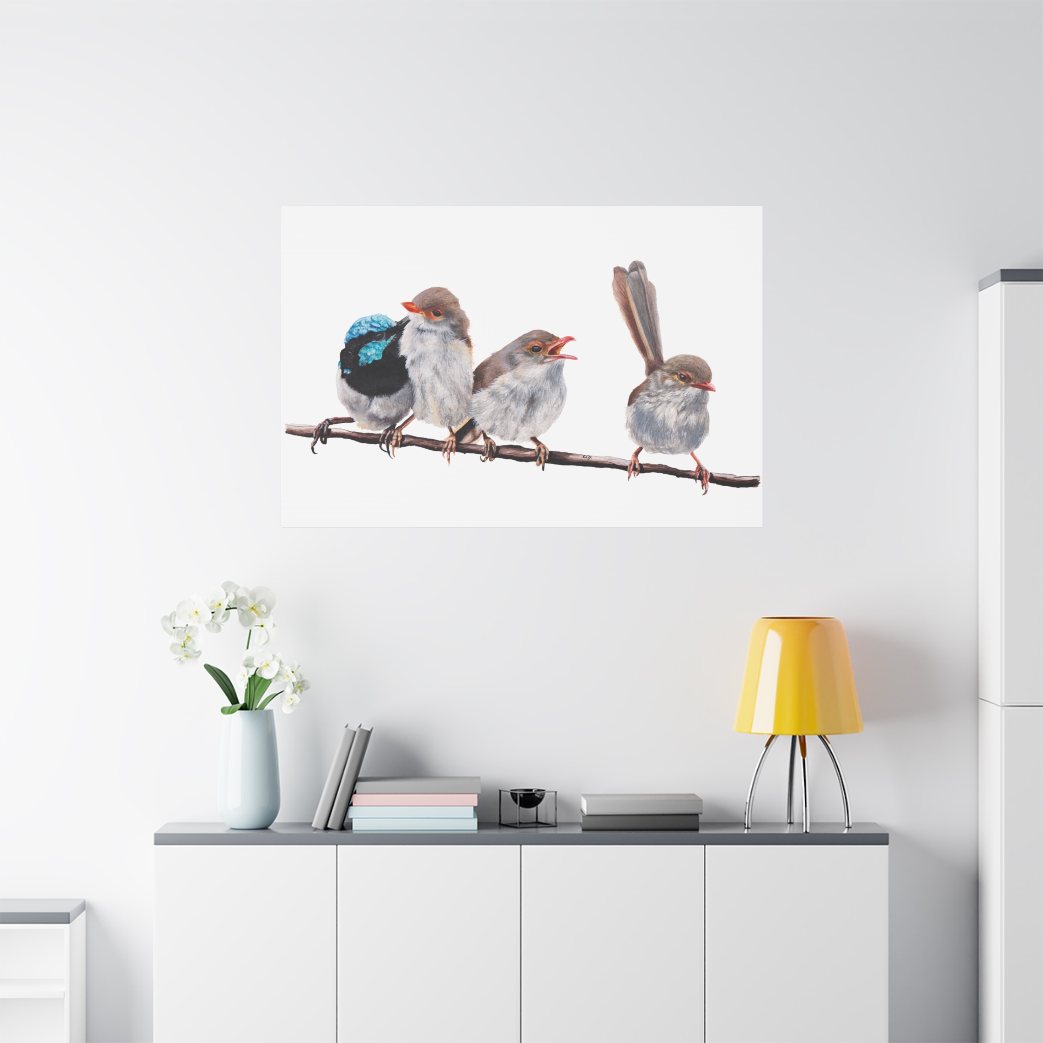 Superb Fairy Wrens Matte Canvas - Image 59