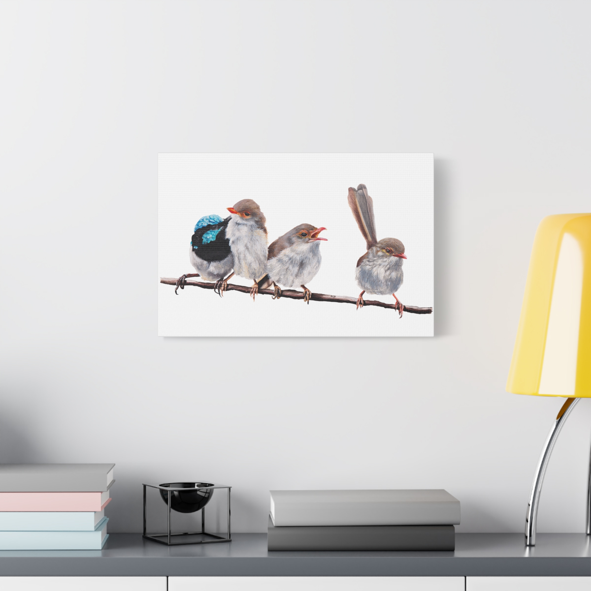 Superb Fairy Wrens Matte Canvas - Image 19