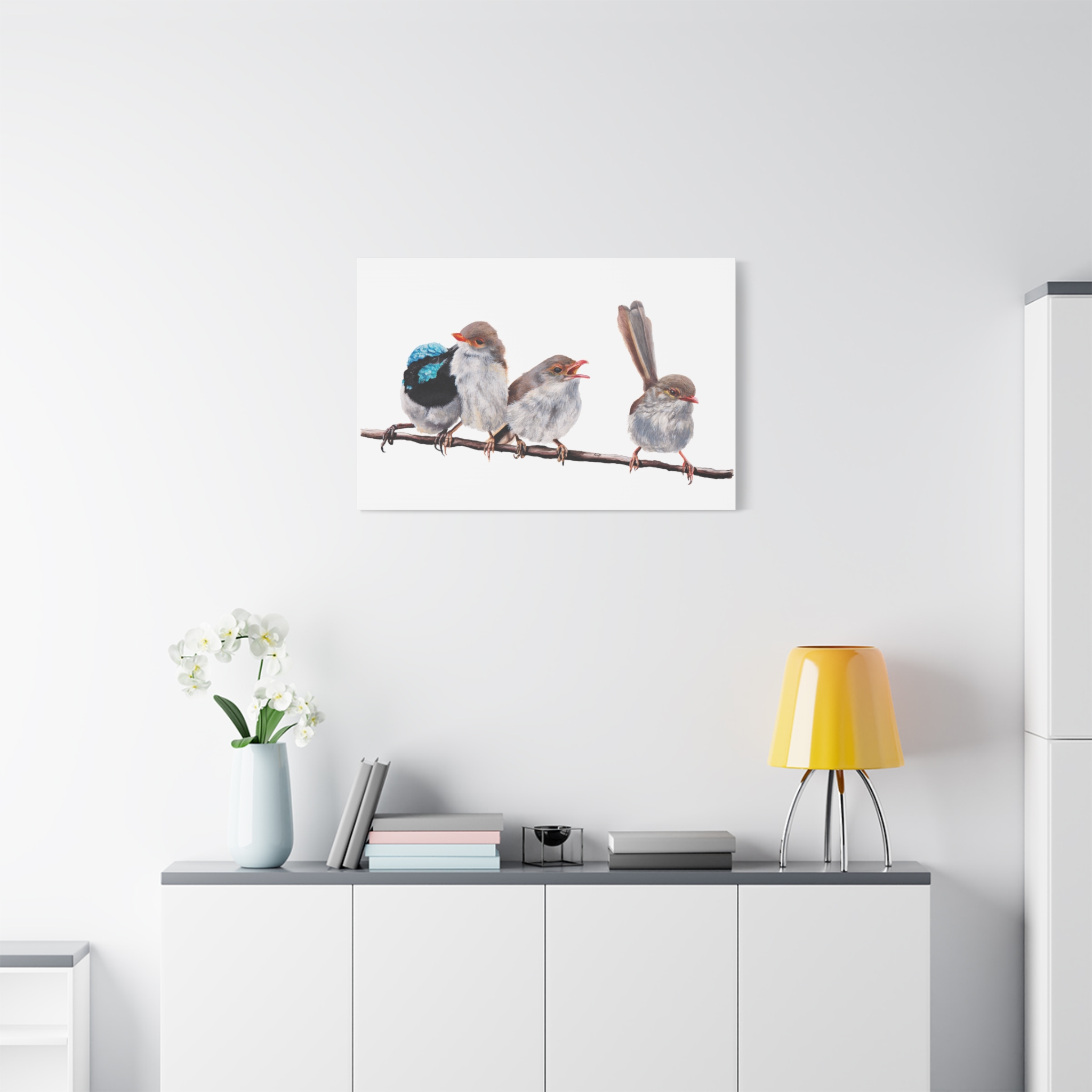 Superb Fairy Wrens Matte Canvas - Image 51