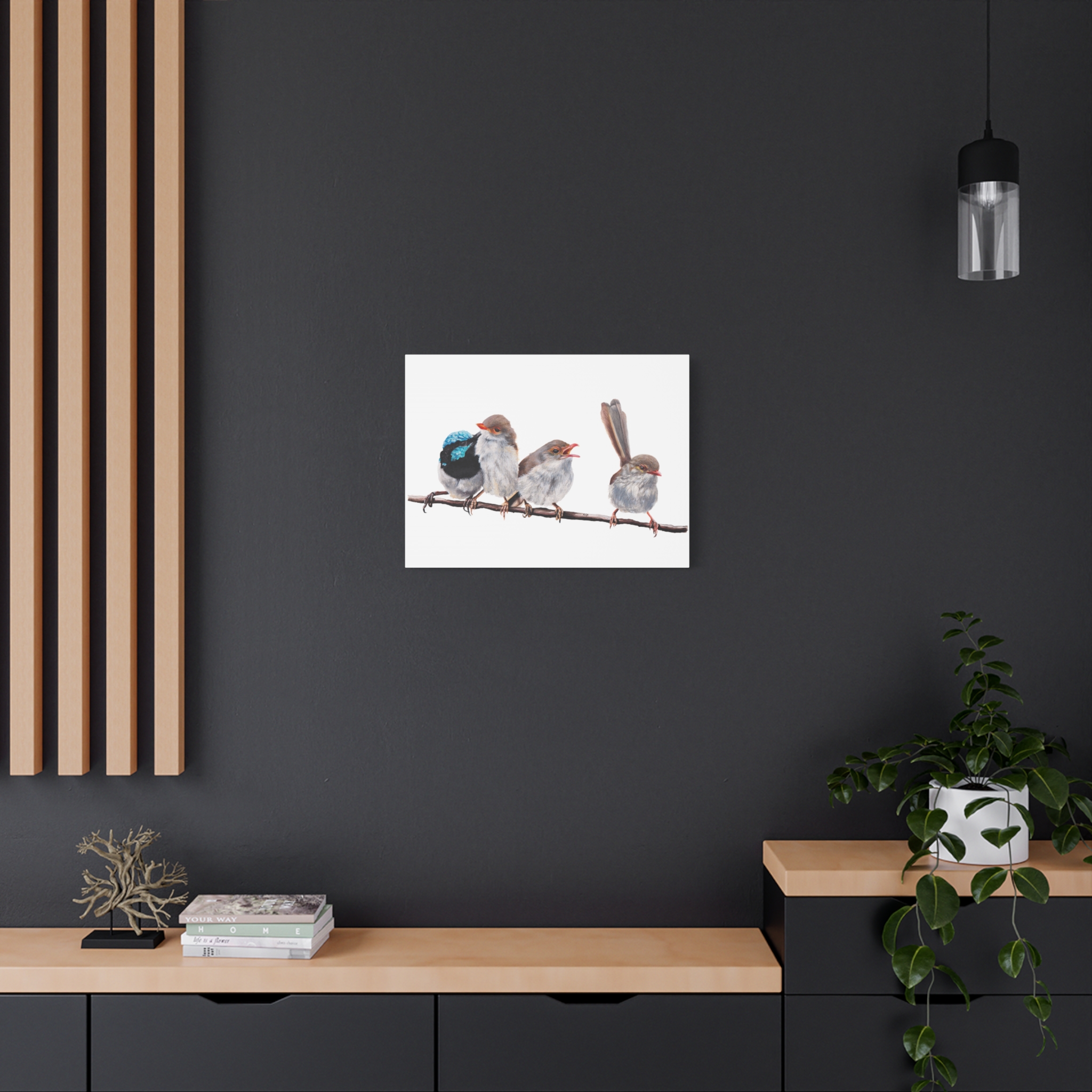 Superb Fairy Wrens Matte Canvas - Image 32