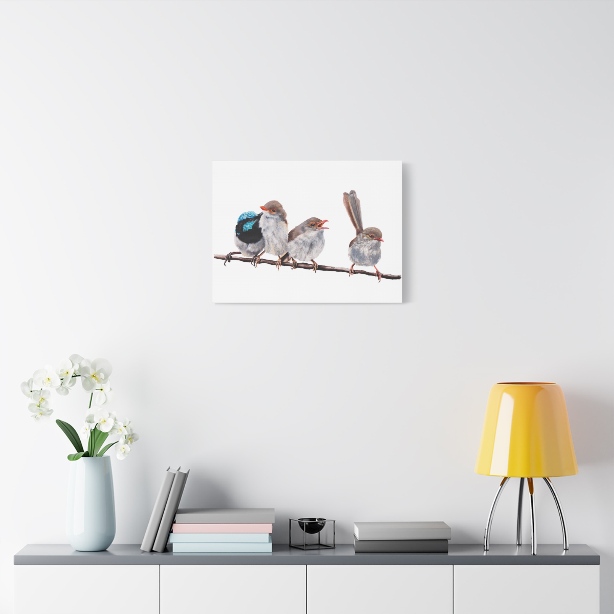 Superb Fairy Wrens Matte Canvas - Image 31